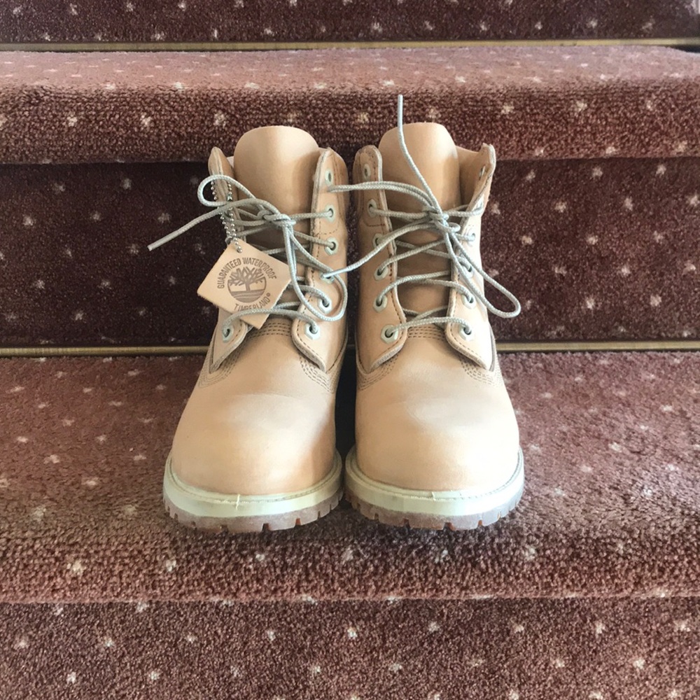 Timberland Waterproof Boots - Cream/Bone Color